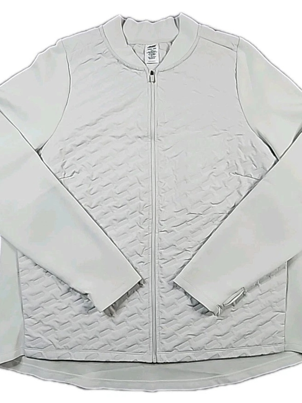 Avia Active Wear Jacket Women's Gray XXXL Full Zip Windbreaker